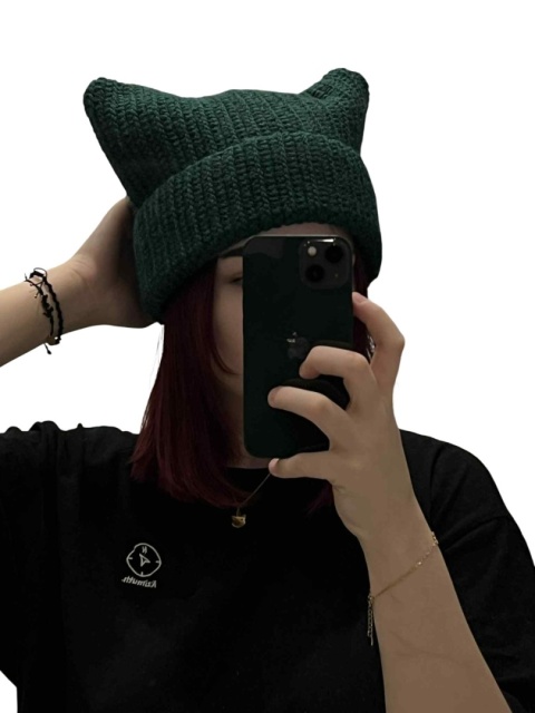 Zimowa czapka z uszkami