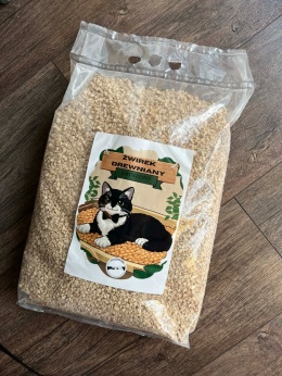 Żwirek Drewniany Kruszony Dla Kota 7L