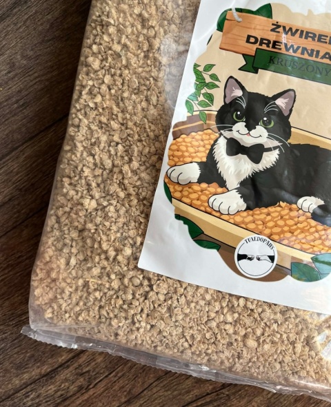 Żwirek Drewniany Kruszony Dla Kota 7L